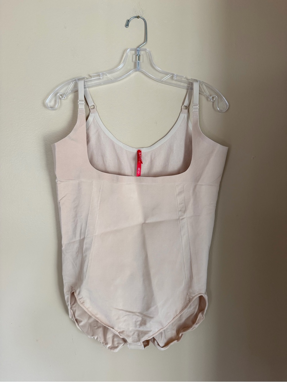 SPANX OnCore Open Bust Panty Bodysuit Shapewear 3X Nude